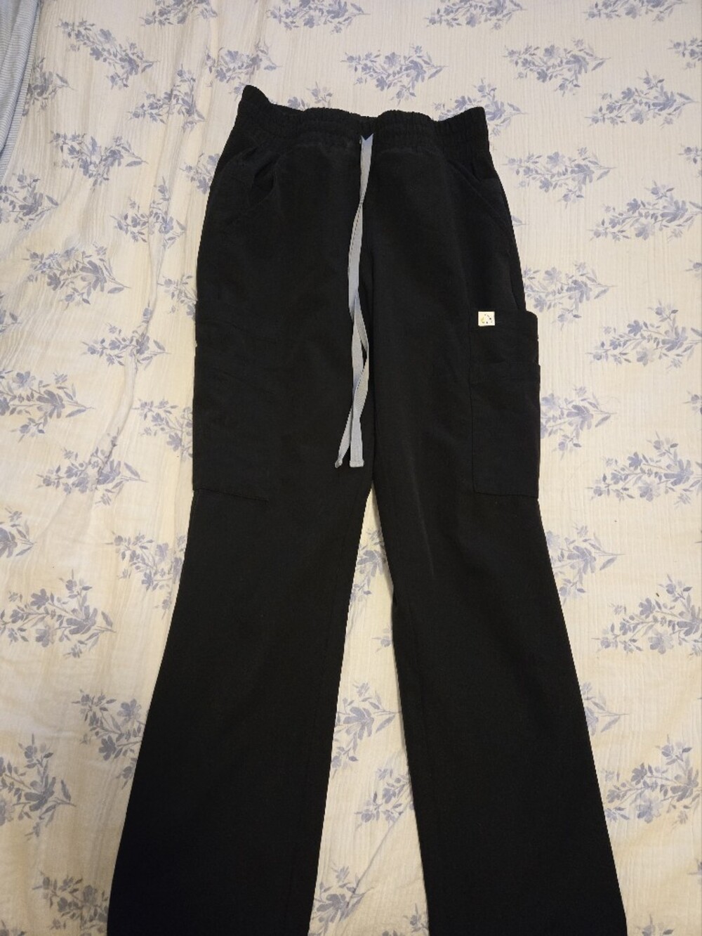 Resurge Xxs Petite 11 Pocket Black Scrub Pants